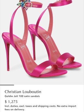 Christian Louboutin Goldie Joli 100 | EU 40
